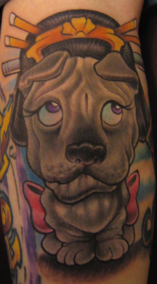 Looking for unique  Tattoos? gasha doggie